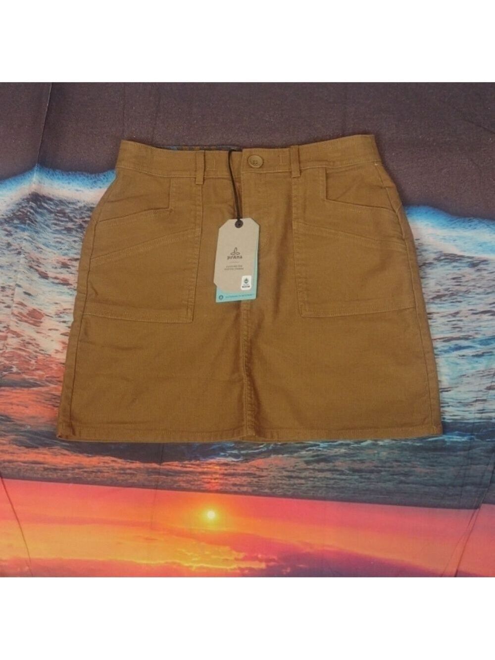 Prana camel Nikit skirt size 4